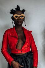 Load image into Gallery viewer, LEATHER RED JACKET